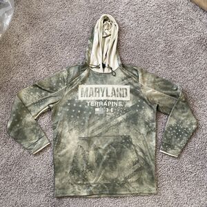 Under Armour Maryland Terrapins Freedom Hoodie Size Medium Camo 5120688 503 New